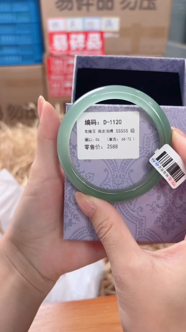 未镶嵌手镯石英质玉D-1120
