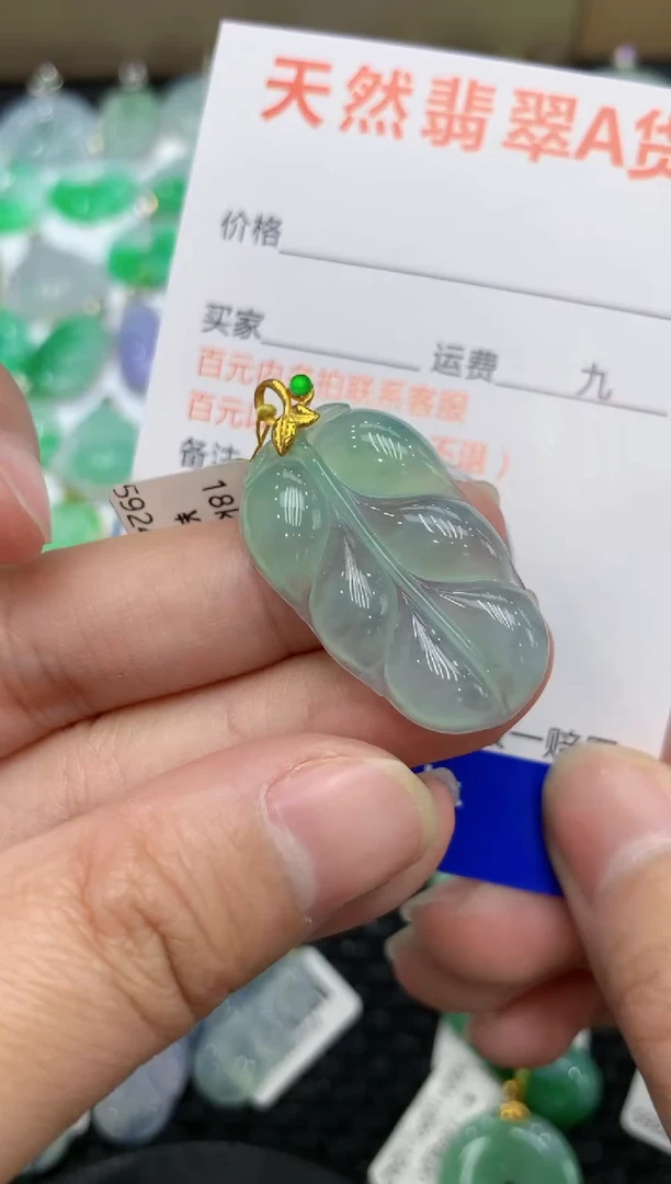 【闪购商品】翡翠颈饰18K金镶嵌111111111111