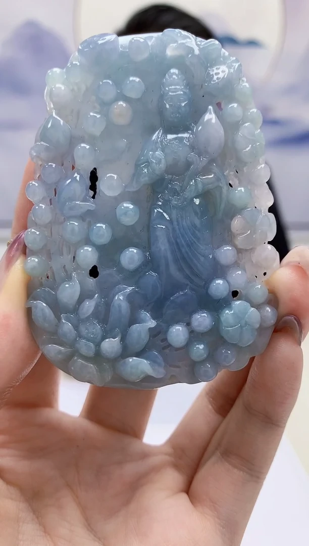定制翡翠未镶嵌4969jw-毛货挂件103