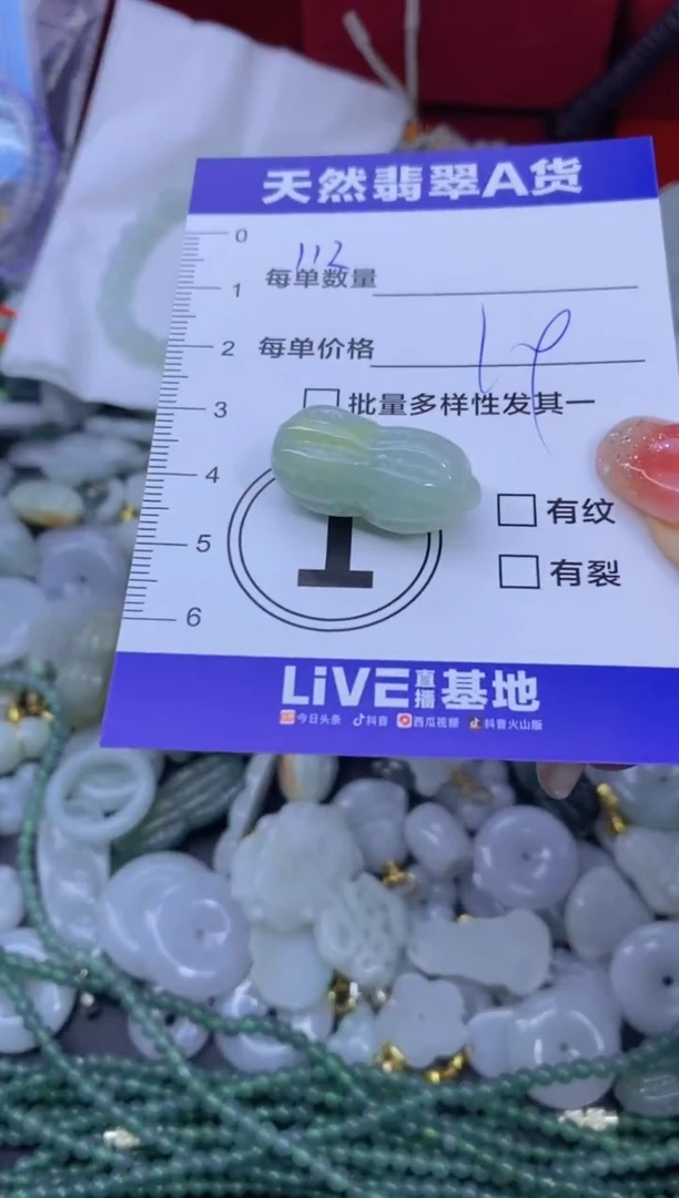 颈饰未镶嵌翡翠天然翡翠A货批量多样性发一件