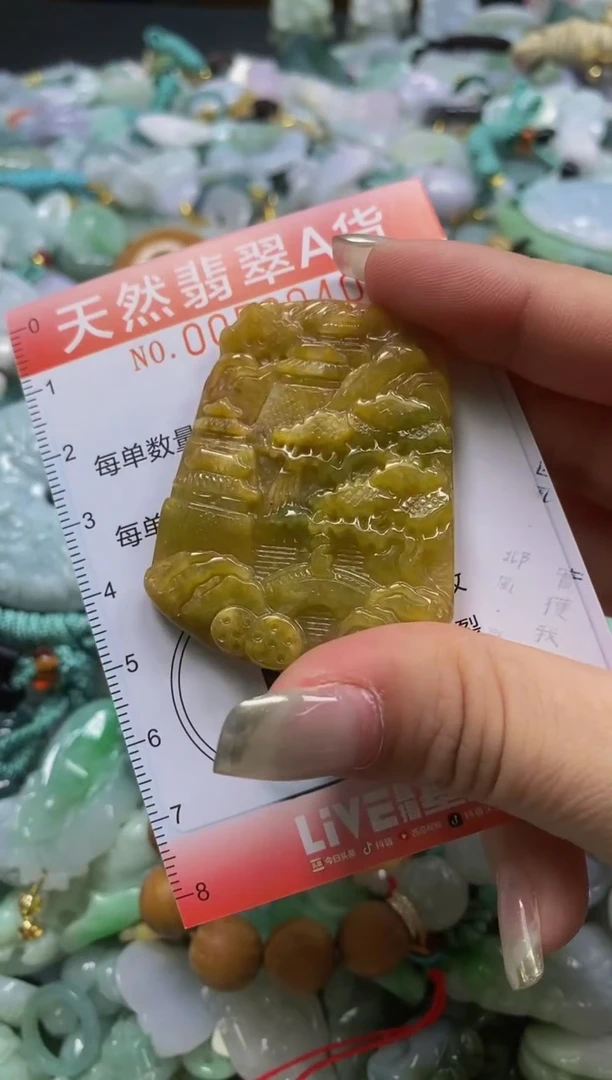 翡翠未镶嵌颈饰闪购0059040