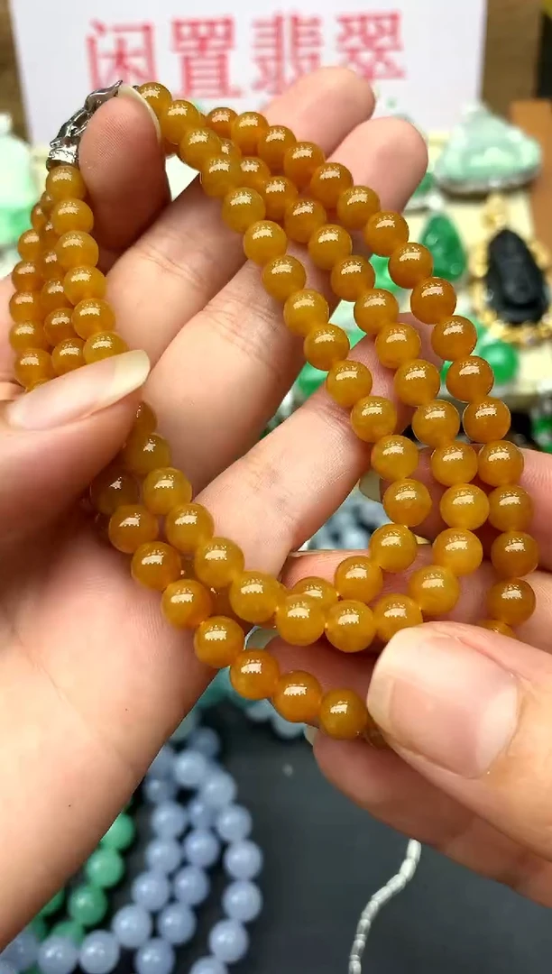 未镶嵌手串翡翠470-中国好珍宝