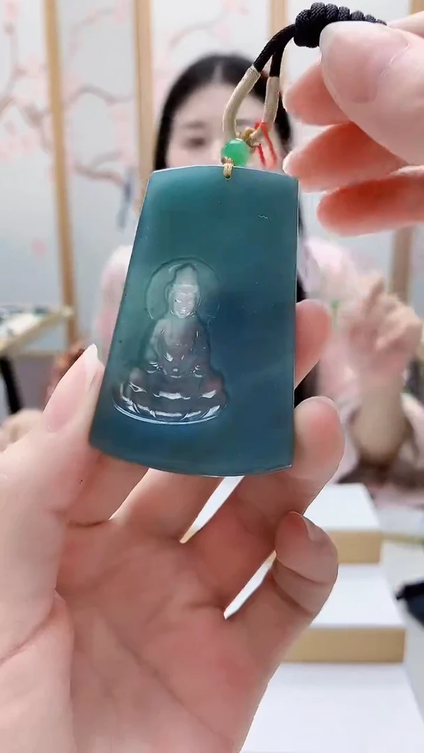未镶嵌定制翡翠4812ry-毛货挂件50