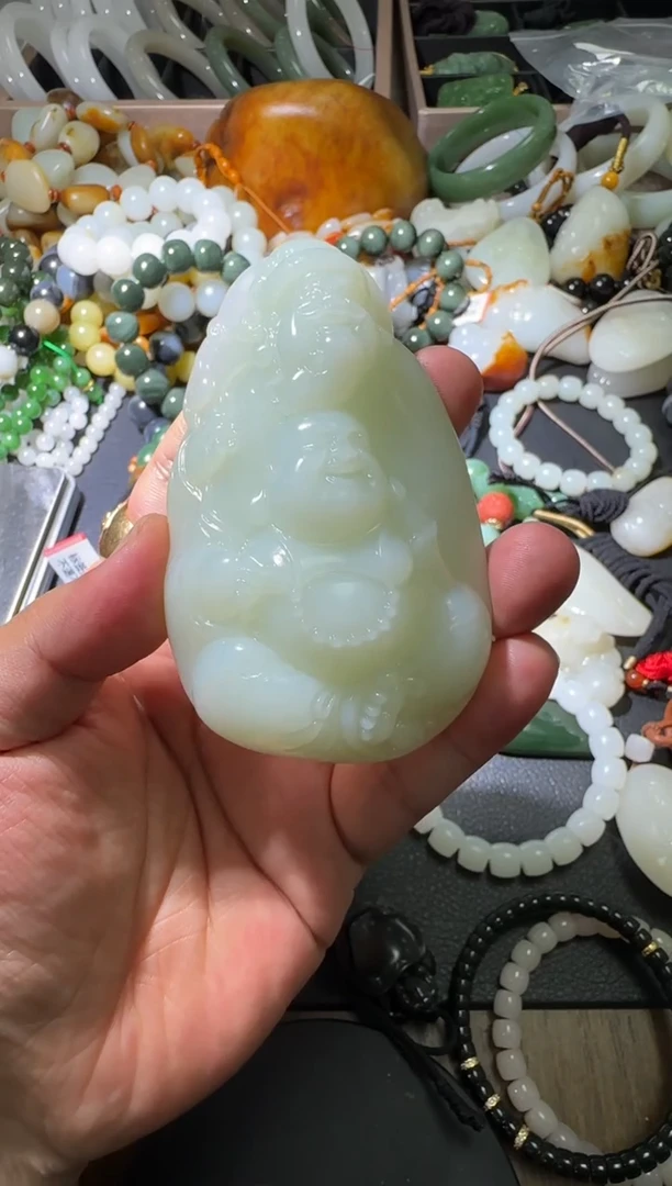 吊坠(不含链)未镶嵌和田玉婷*和田玉吊坠78