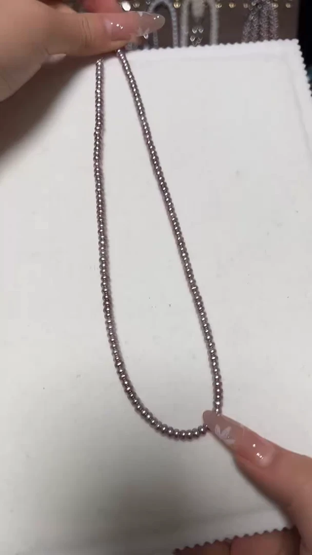 颈饰钛钢淡水珍珠永丽珍珠