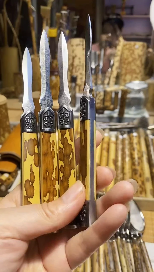梅妃竹精品茶刀随机一把