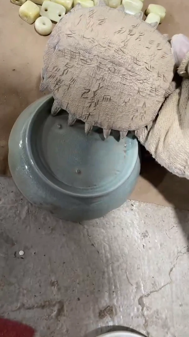 瓷片手工，手绘，陶瓷