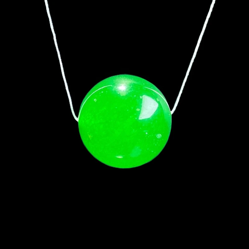 散珠天然冰绿 18mm 一颗(赠弹力绳)L018