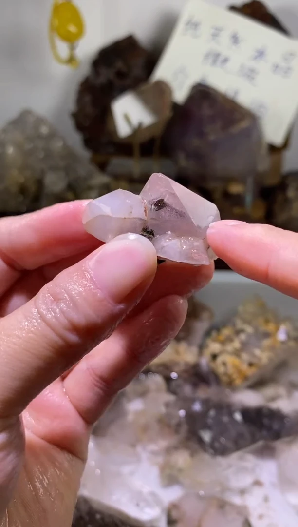 未镶嵌珠宝半成品水晶58号四川超七花园水晶