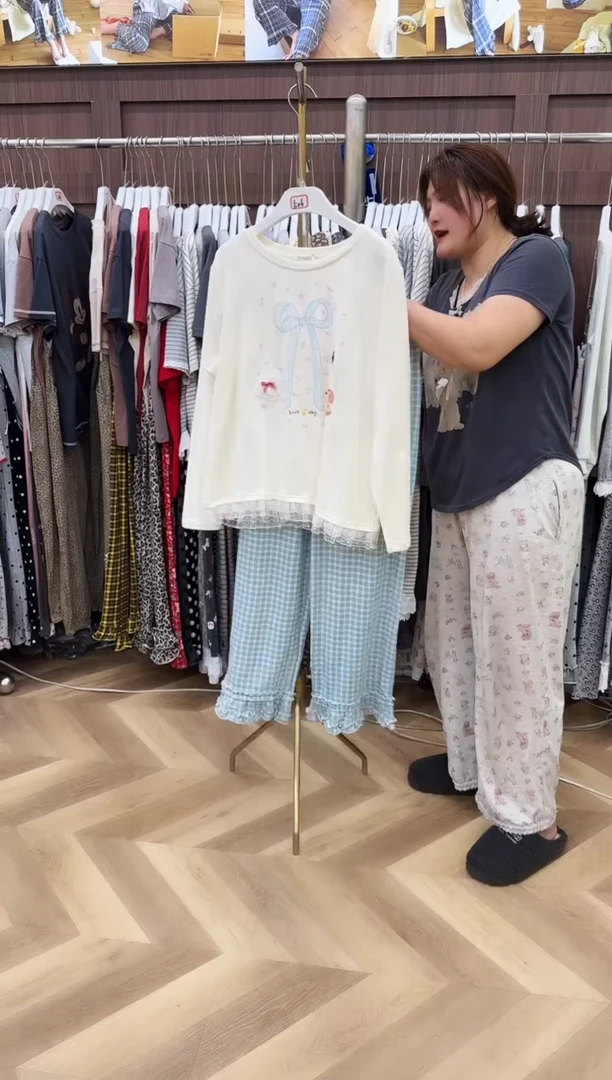 棉小熊长袖长裤L号130斤以下