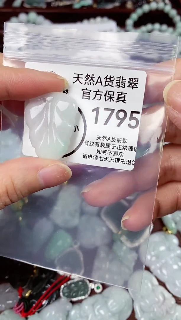 【闪购商品】翡翠颈饰未镶嵌天然A货翡翠1195