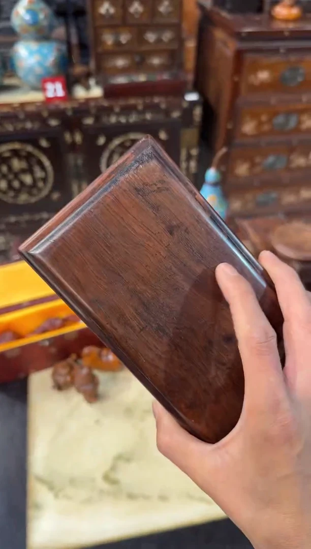 木木头款黄花梨机关盒498