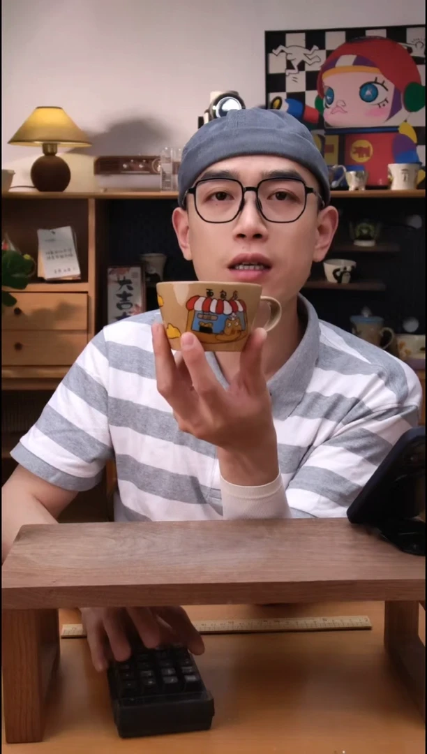 摆件景德镇可爱设计师款陶瓷