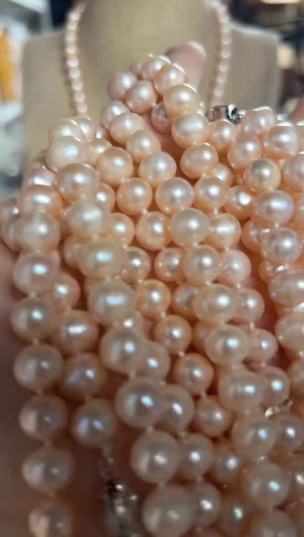 未镶嵌淡水珍珠珠宝奇石UG项链一条