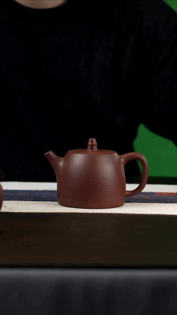 茶壶紫砂高砂汉铎，260cc