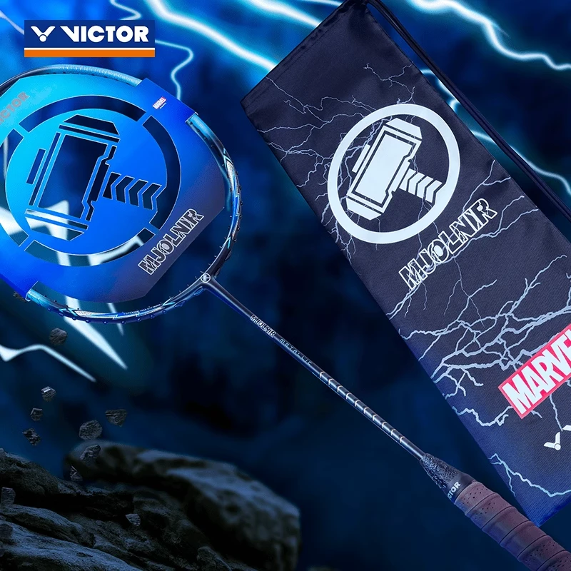 威克多VICTOR胜利雷神之锤MJOLNIR METALLIC羽毛球单拍漫威李梓嘉