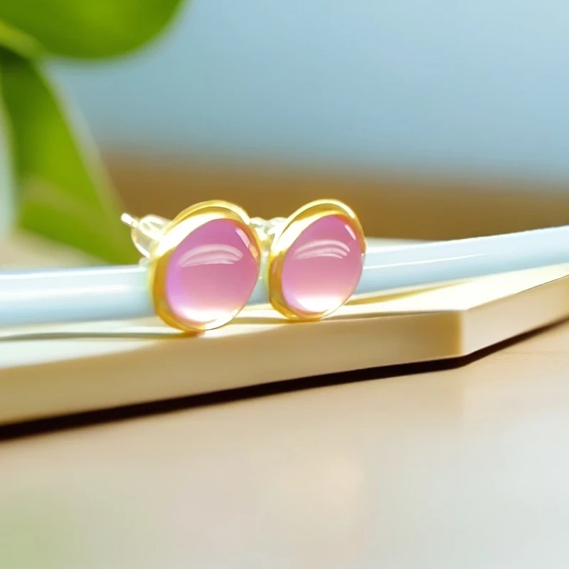 玛瑙耳坠耳钉款精致小巧白搭300