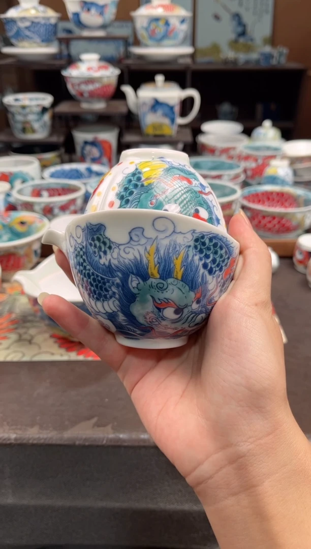 拙明院（微瑕价格）手抓壶+三方杯