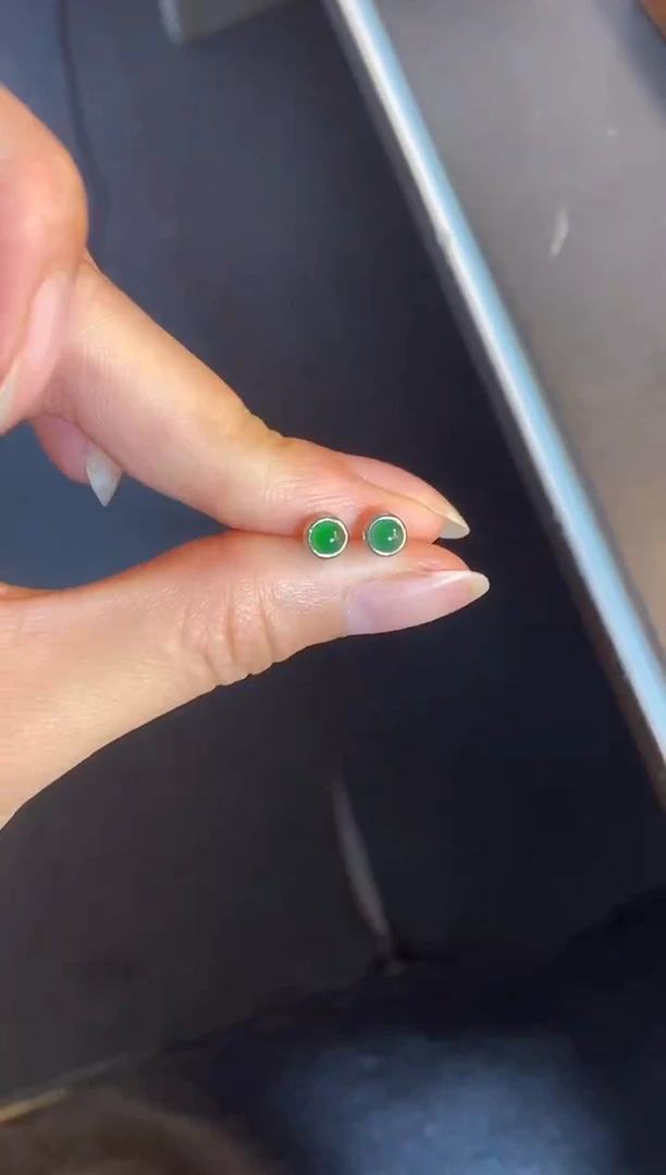 吊坠(不含链)银S925镶嵌翡翠1