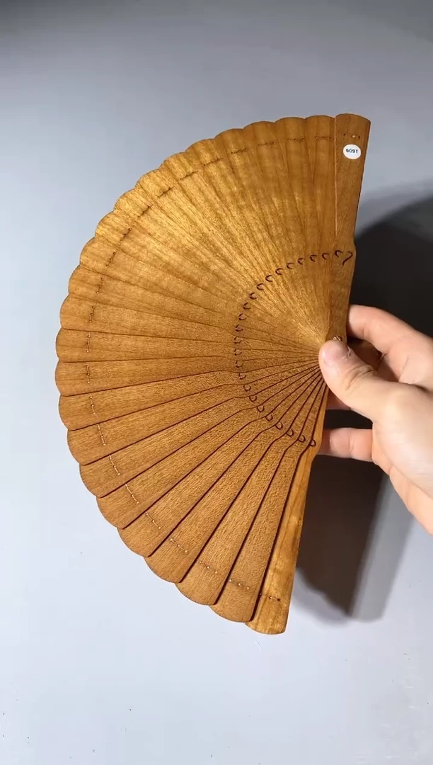 金丝楠609号18cm金丝楠木小叶桢楠扇子