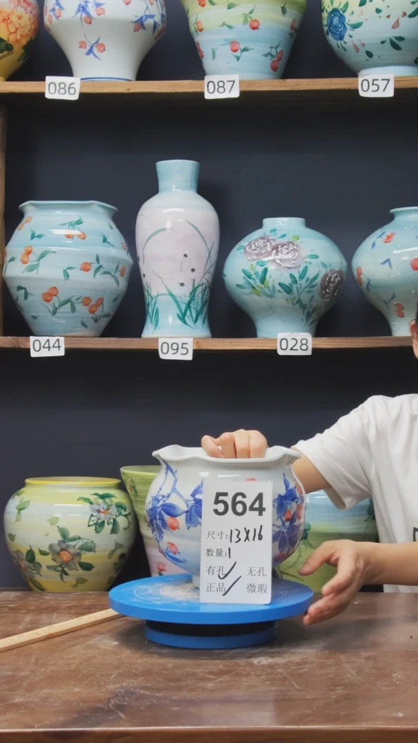 陶瓷点点关注  花盆漂亮564