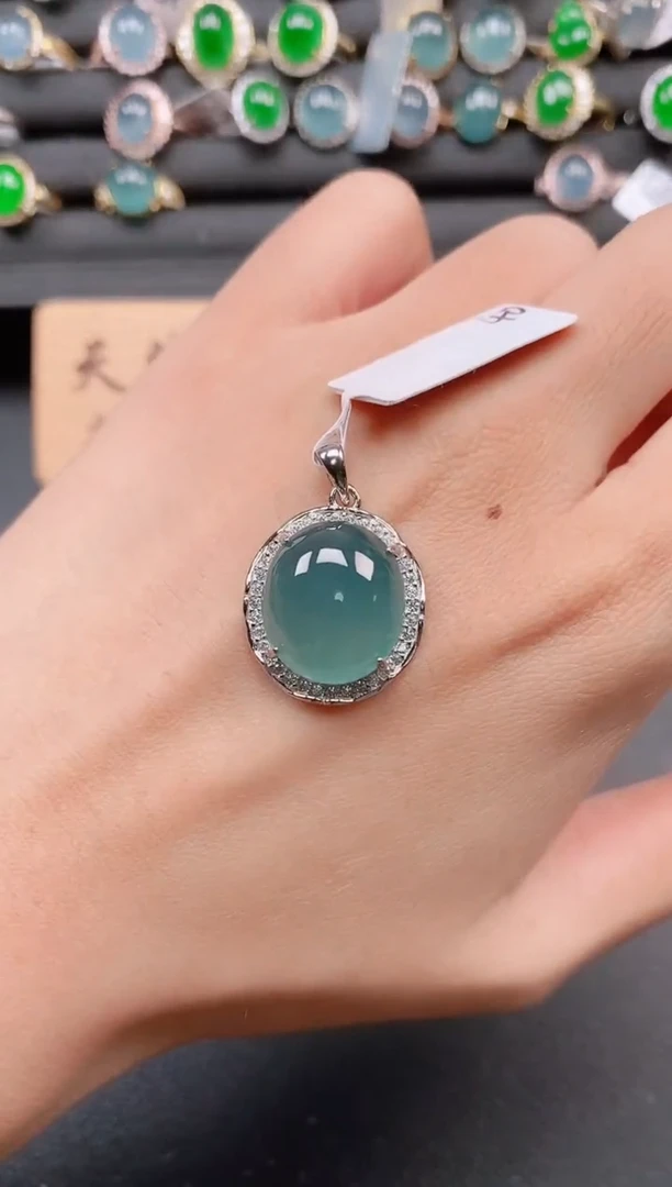 银S925镶嵌戒指翡翠1111