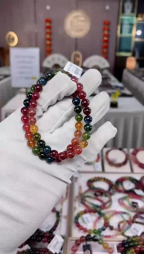 单圈手串7mm+未镶嵌碧玺（多样性发一条）xion