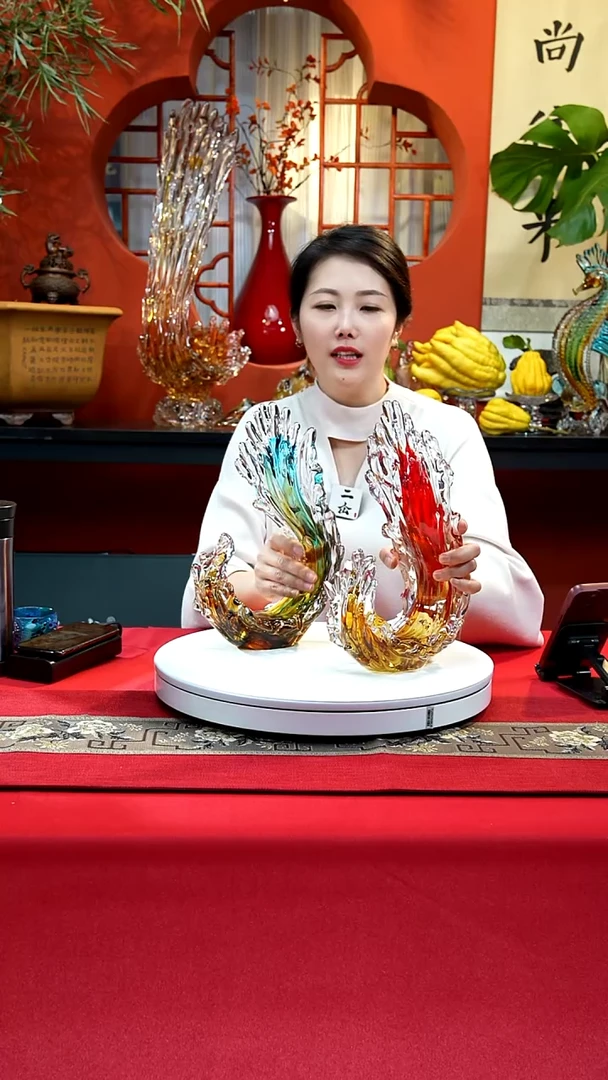 手工艺品琉璃风生水起单只，无备注随机发