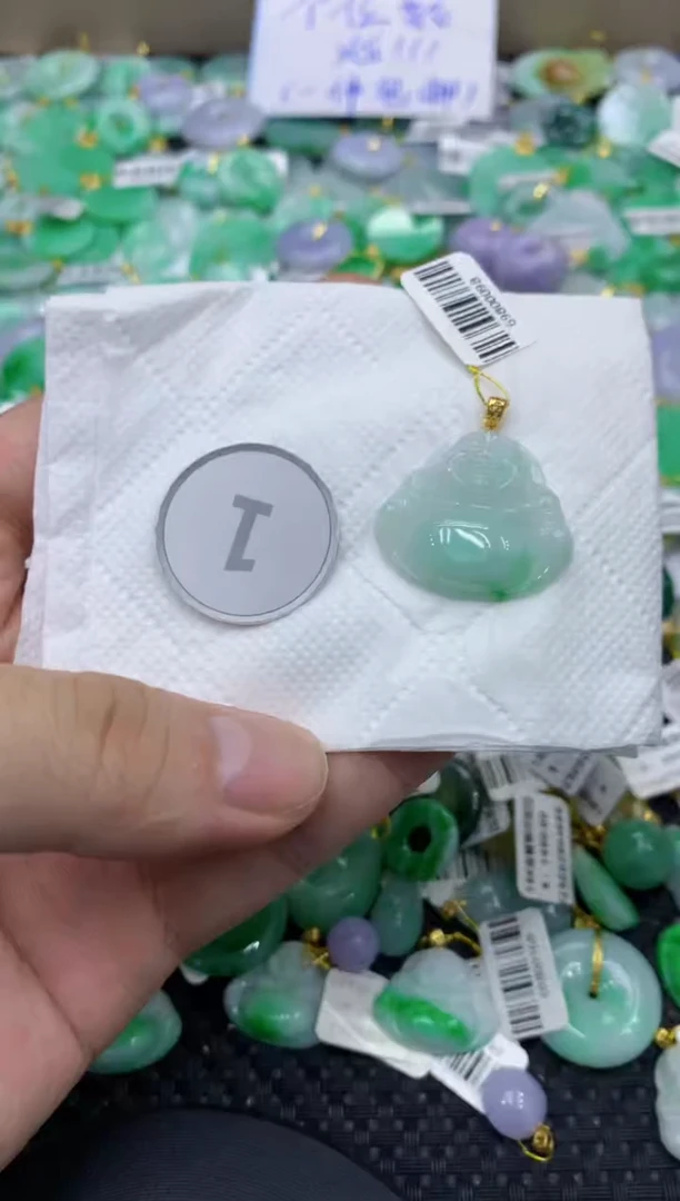 颈饰未镶嵌翡翠天然缅甸翡翠A货
