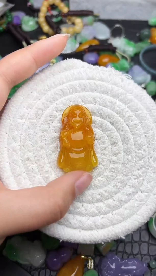 颈饰未镶嵌翡翠缅甸翡翠吊坠
