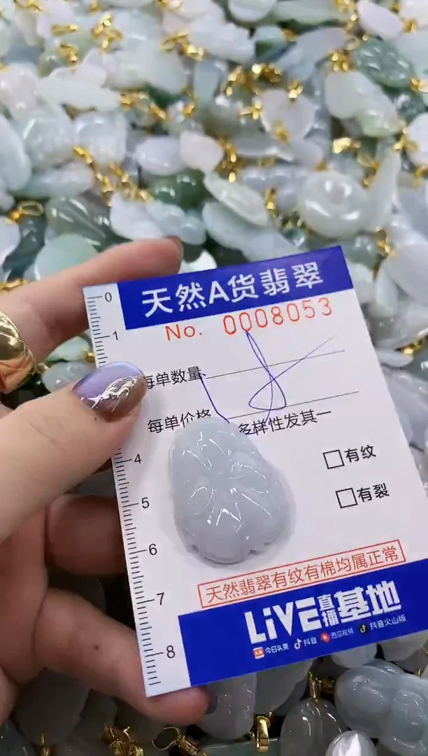 颈饰未镶嵌翡翠天然A货翡翠