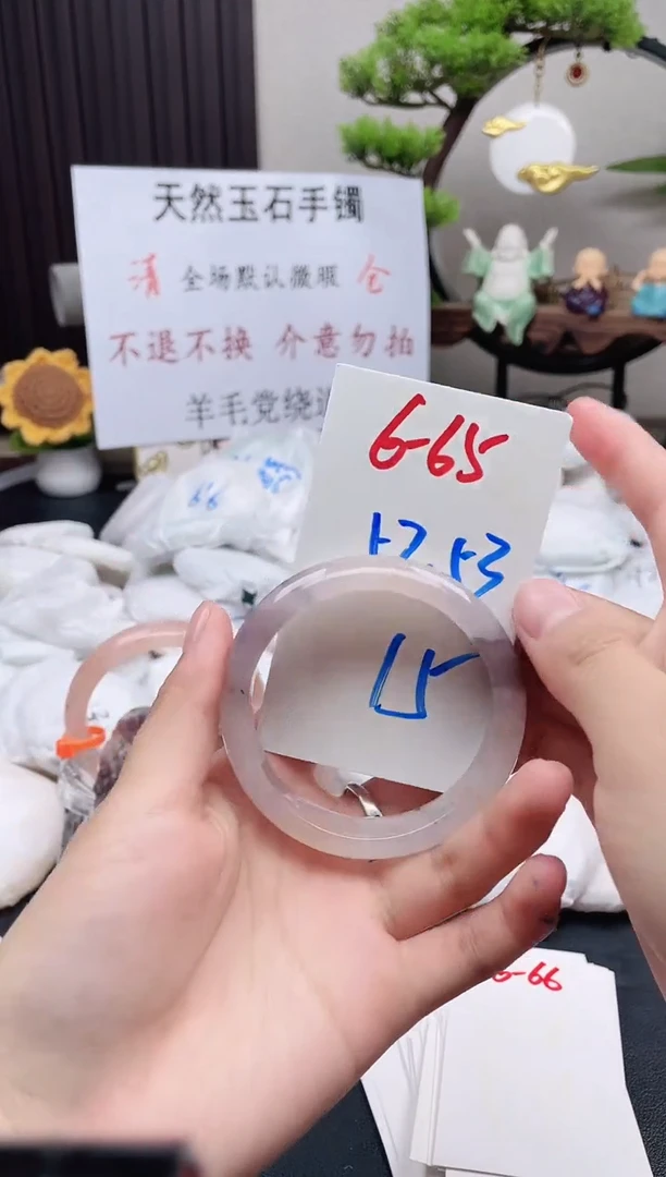 石英质玉手镯未镶嵌6-65