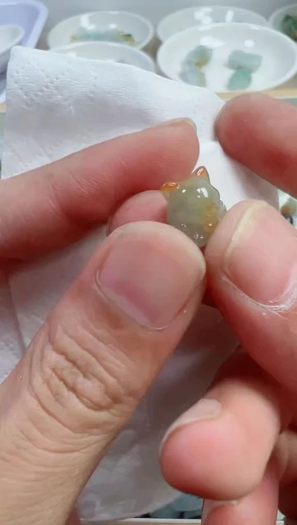 散珠翡翠450号链接，A货翡翠