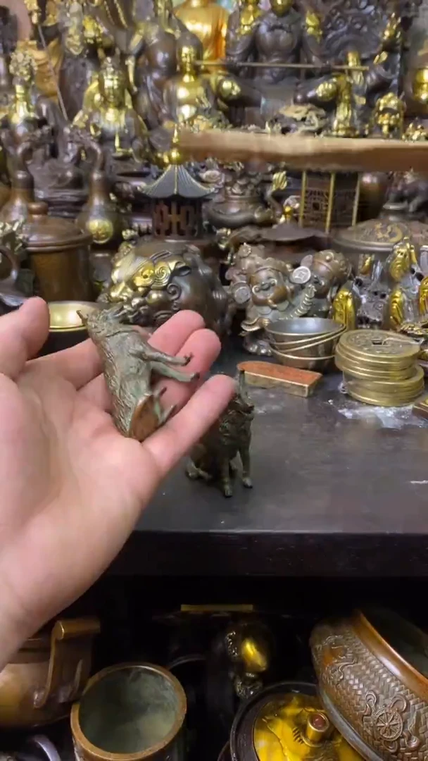 文玩铜器摆件88888