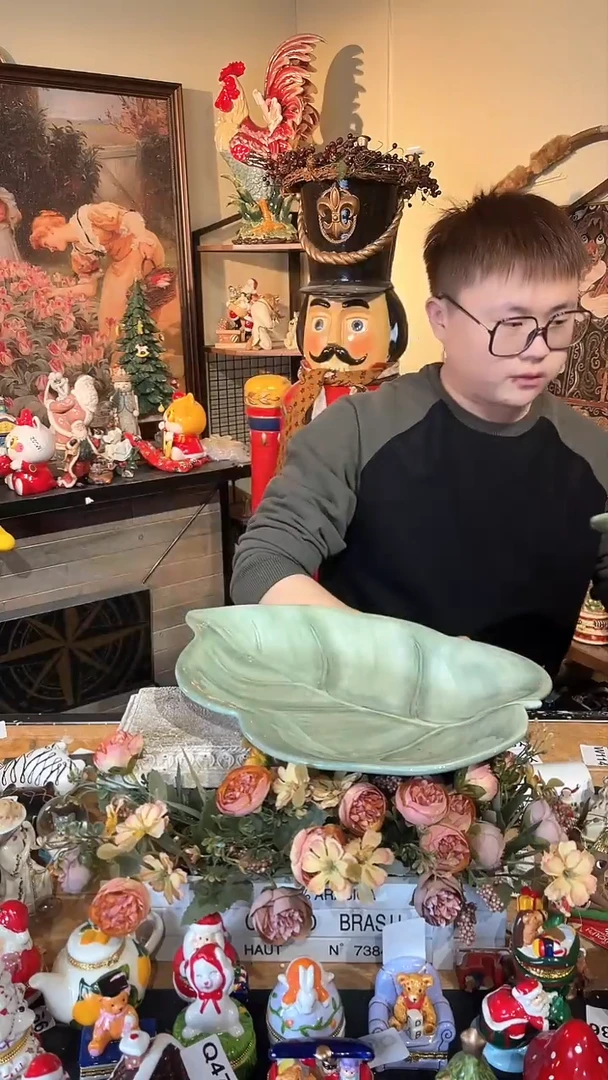 【闪购商品】默认微瑕高端树脂陶瓷摆件Y004