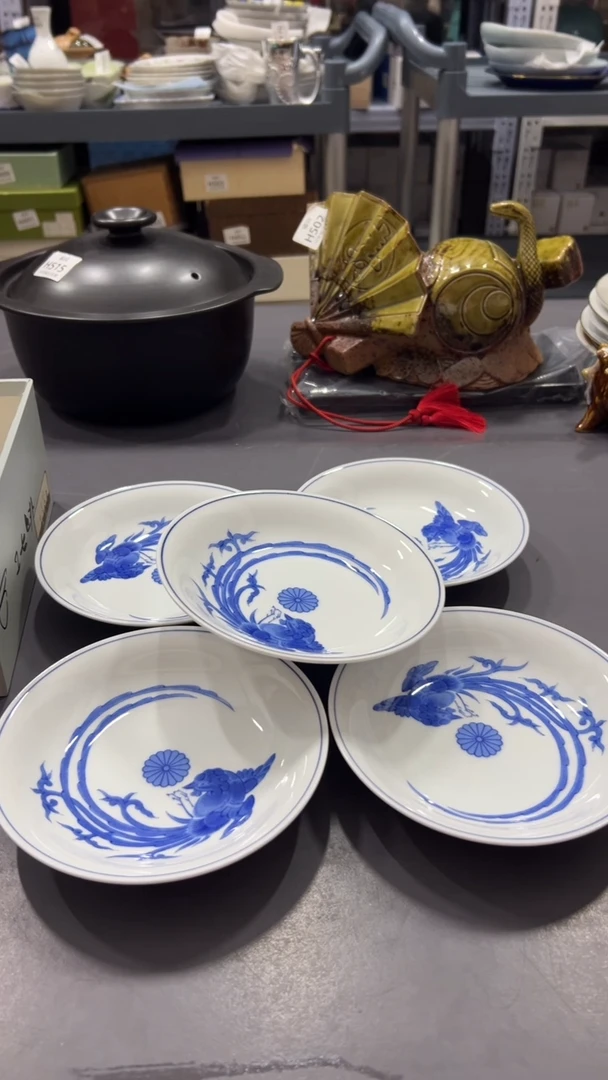 瓷片满38包邮，编号：H534  5只