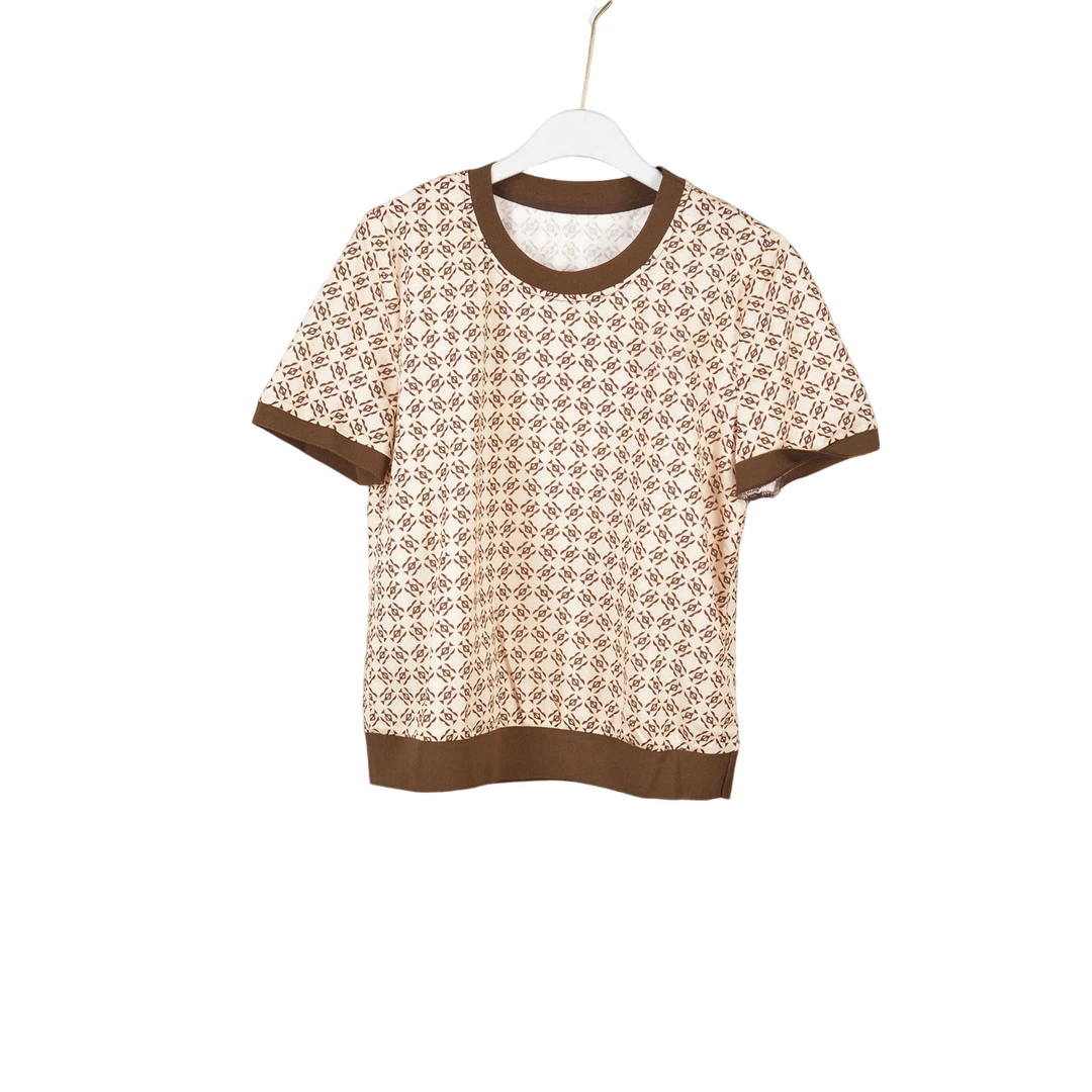 【】时尚女装DQB-上衣0224咖色正码