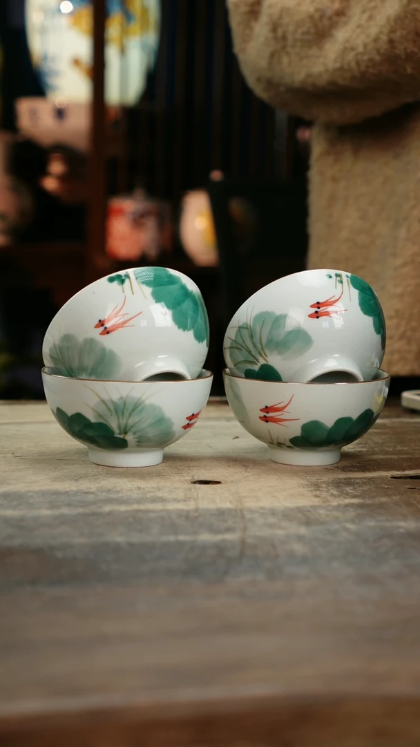 【闪购商品】瓷片景德镇纯手工釉下彩精品餐具