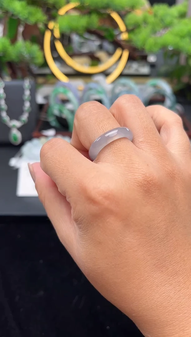 未镶嵌戒指翡翠戒圈