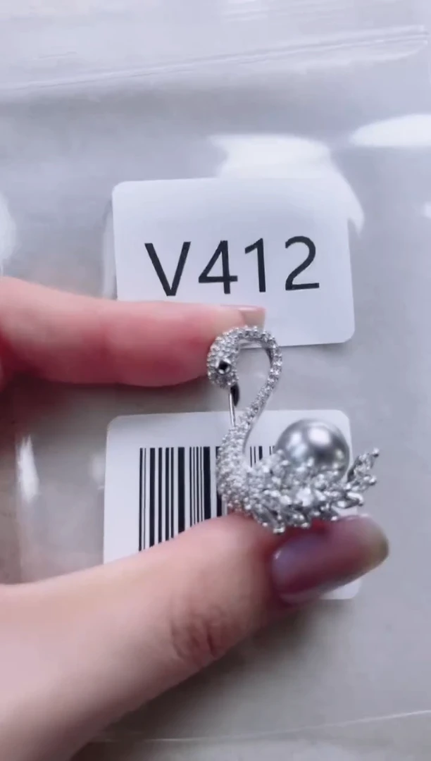 【闪购商品】海水珍珠胸针未镶嵌V412