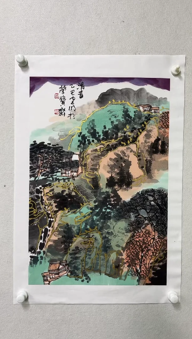国画老师国画作品