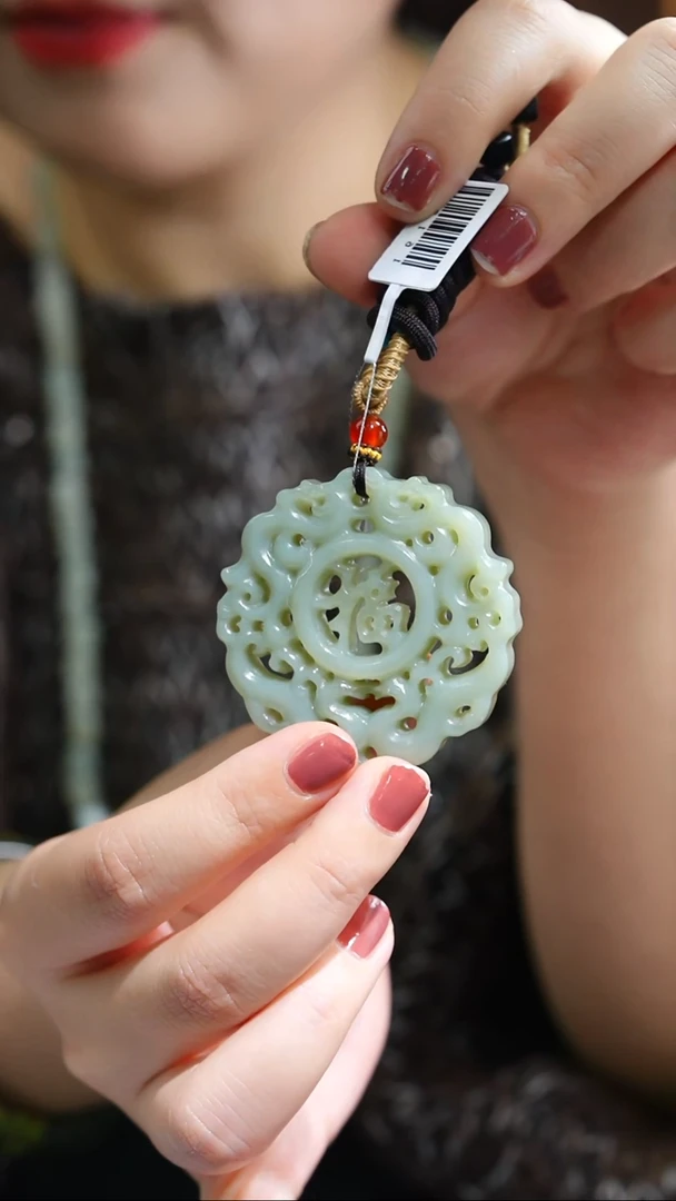 吊坠(不含链)未镶嵌和田玉JJD1216038多样性发一