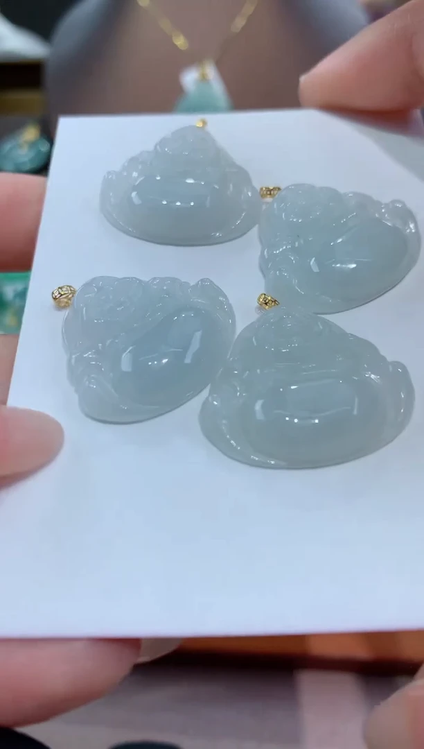 【闪购商品】翡翠颈饰18K金镶嵌多样性发其一