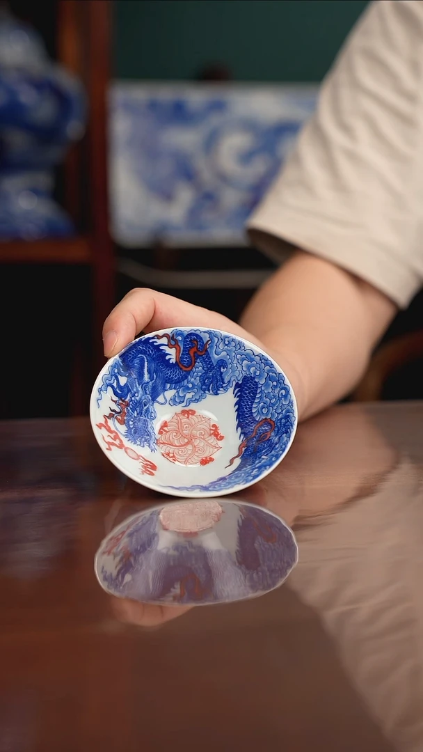 自成堂柴窑 龙 斗笠杯