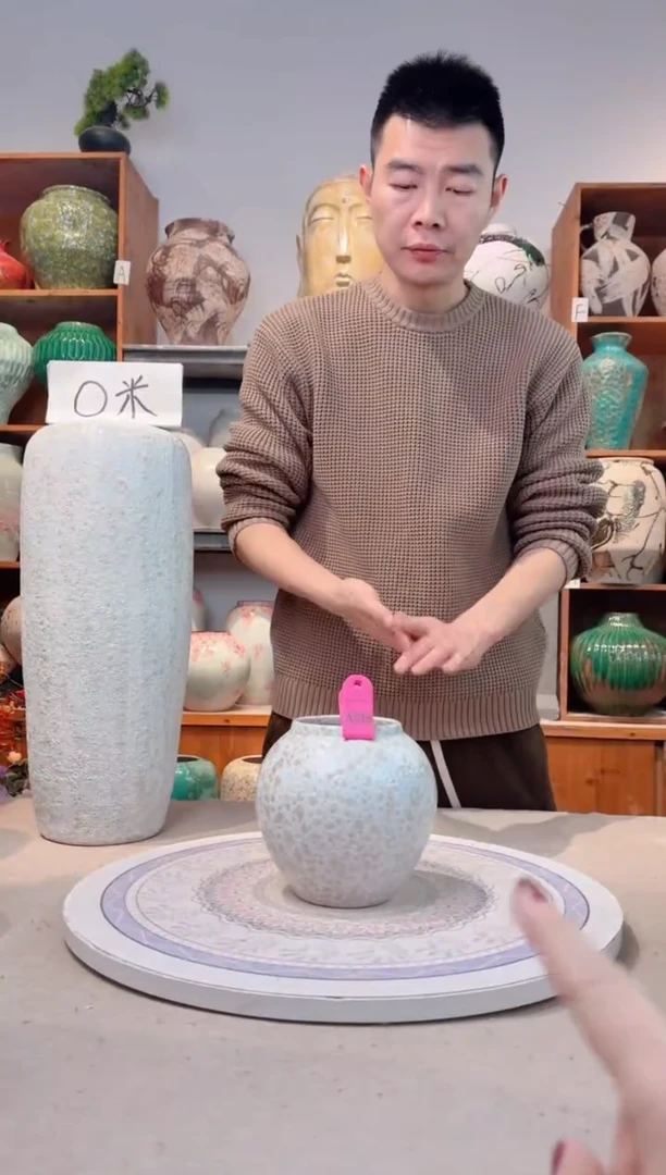 瓶陶瓷花瓶 无花  福利 微瑕 a318