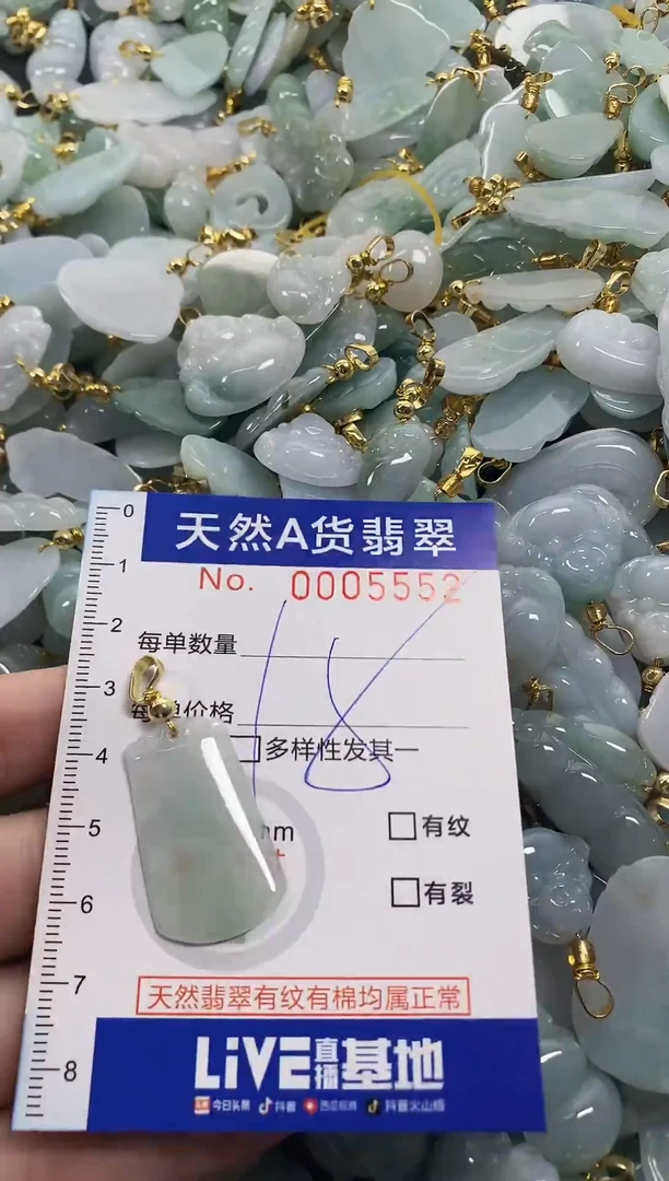 颈饰未镶嵌翡翠天然a货翡翠