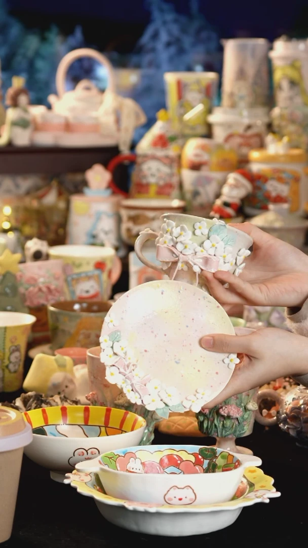 其他陶景德镇釉下彩手绘设计师款陶瓷