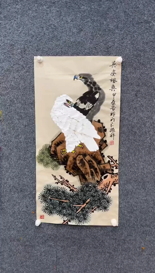 【闪购商品】国画1.14展馆-赵振祥三尺-英姿飒爽
