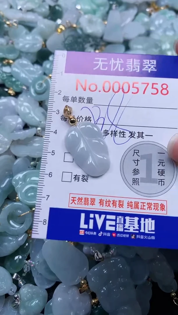 颈饰未镶嵌翡翠5758