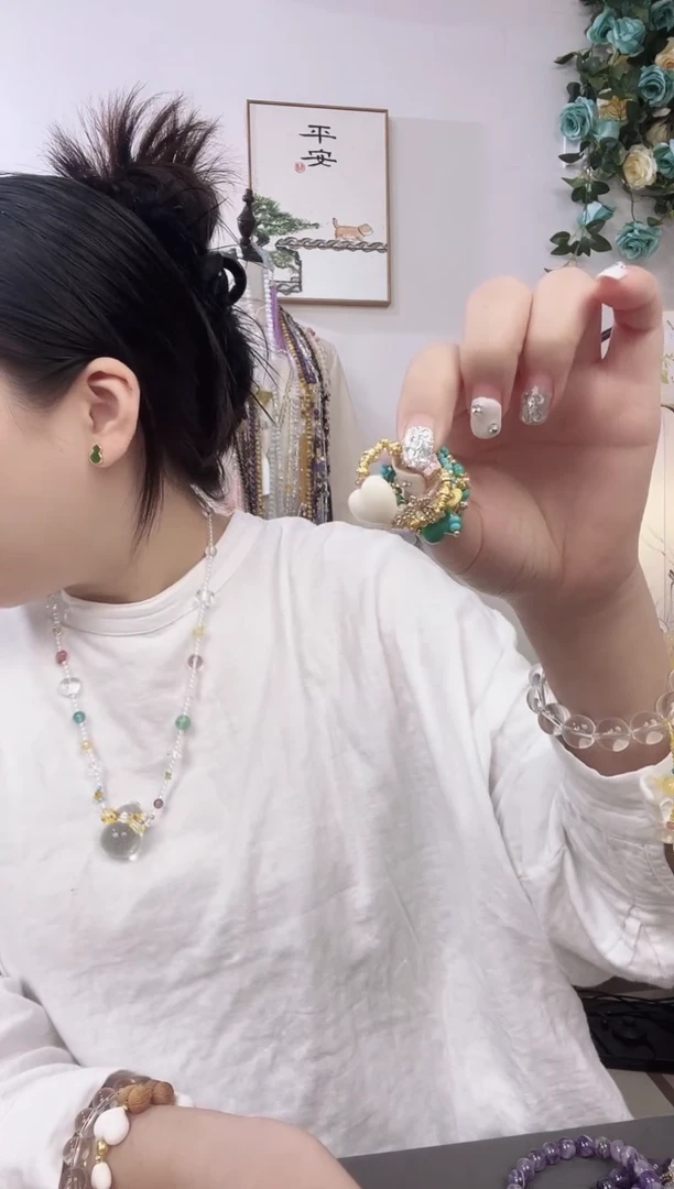 无非金属馨*精致美丽的小戒指4个